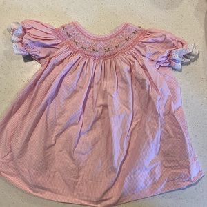 Cecil and Lou smocked dress